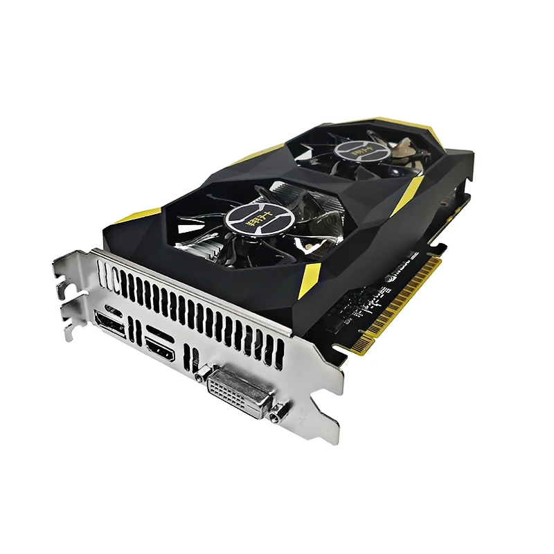 Новая видеокарта ASL GT1050ti боевой нож 4G GDDR5 128 бит видеокарты для nVIDIA Geforce GT 1050ti Hdmi Dvi игры
