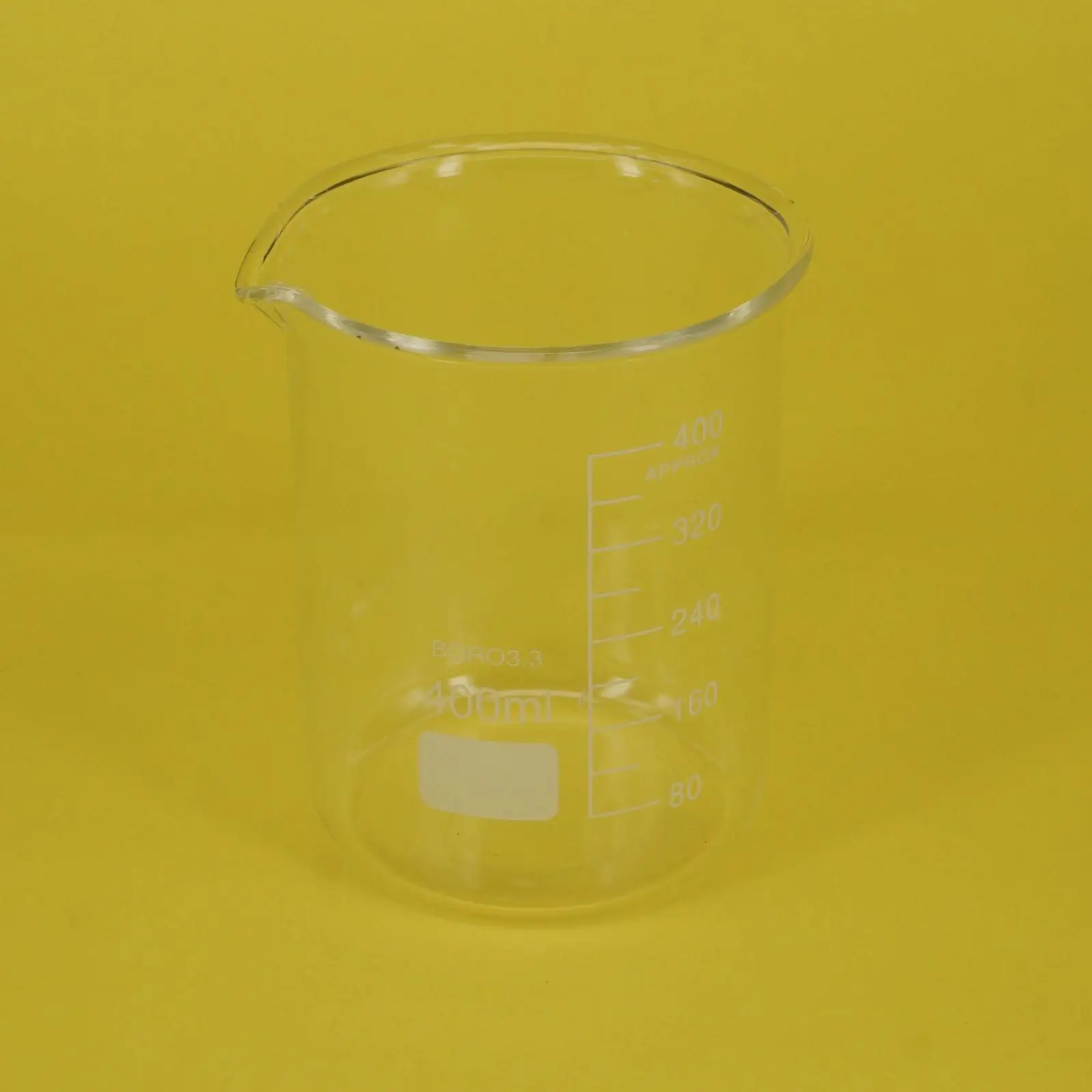 400 мл низкая форма Beaker Chemistry Lab G3.3 боросиликатное стекло Тяжелая стена|beaker
