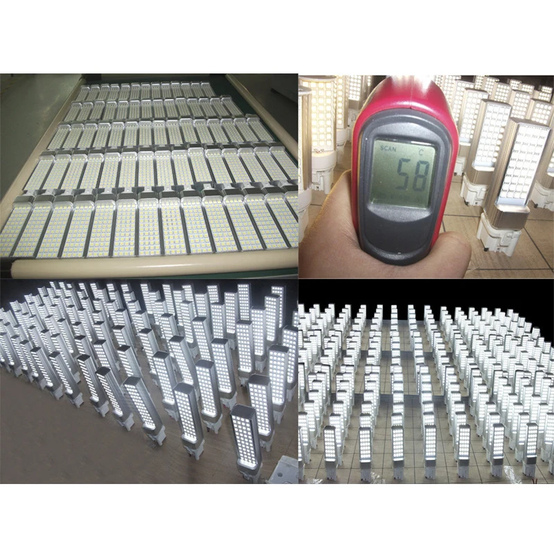 10 шт./лот 6 Вт E27/G23/G24 (2pin 4pin) LED PLC лампа 35 Epistar SMD2835 led источник теплый белый гостиной
