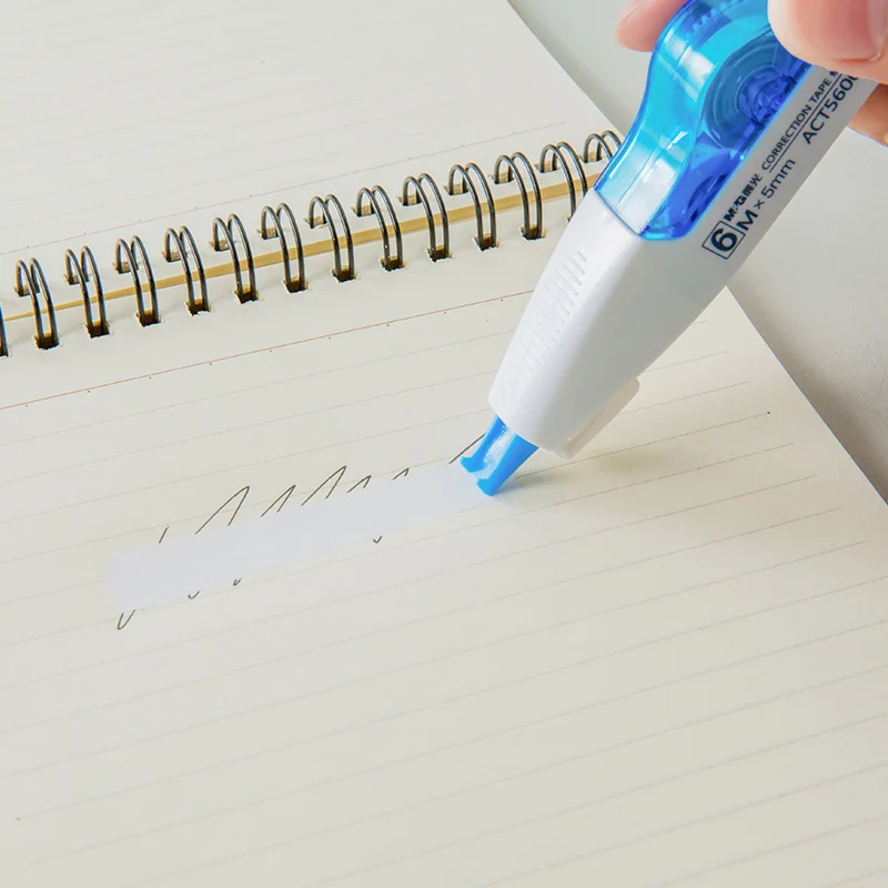 Декоративная Корректирующая лента длиной 12 м белая наклейка с прессом