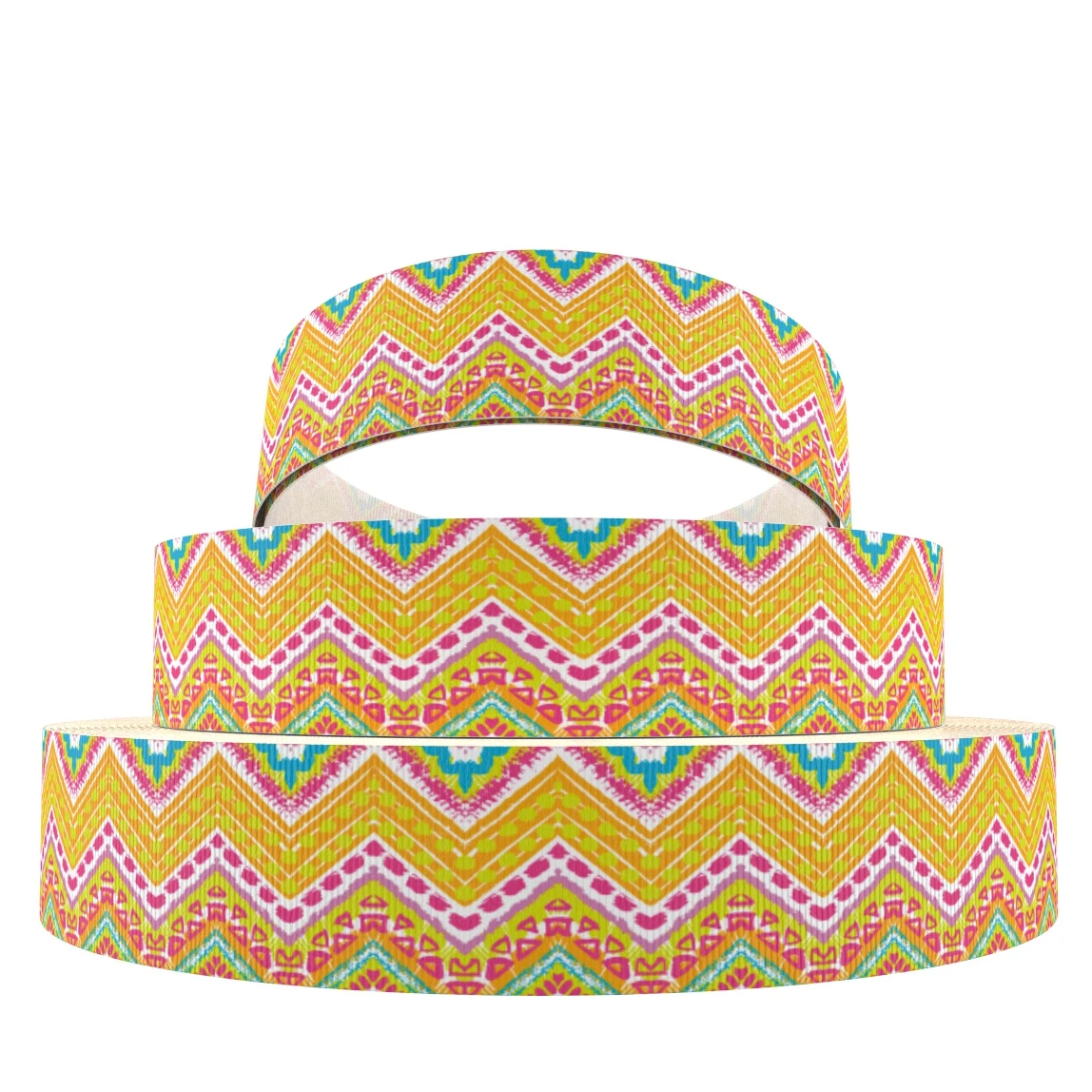 1076315006 David accessories " 25 мм градиентная расцветка; Высота в полоску с горошком; в виде рыбьей чешуи; корсажная лента 50 ярдов, материалы для ручных поделок, 50Yc5579 - Цвет: 1076315006