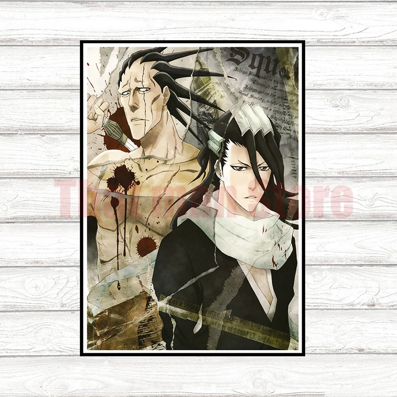 BLEACH плакаты мультфильм наклейки на стену белая мелованная бумага печатает Высокое разрешение гостиная спальня бар украшение дома арт бренд