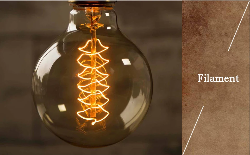 Ретро Edison led светильник лампочка E27 220 В 40 Вт A19 ST64 G80 G95 G125 T10 T45 T185 ампулы Винтаж лампа накаливания Эдисона