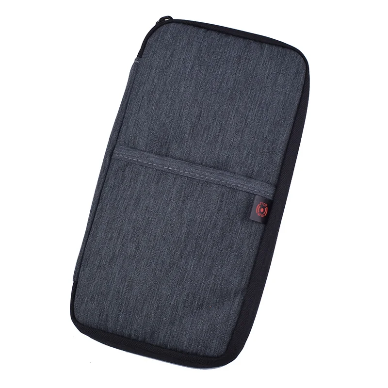 grey Дорожный держатель для паспорта Кошельки RFID Блокировка держатель кредитной карты сумка для мужчин и женщин органайзер для хранения защитный чехол - Цвет: grey