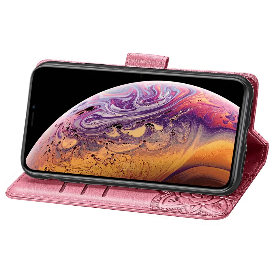 Кожаный чехол-книжка для iPhone 11 Pro XS MAX XR X 8 7 6 6S Plus чехол-накладка чехол для телефона s для iPhone 8 Plus 11 Pro Max