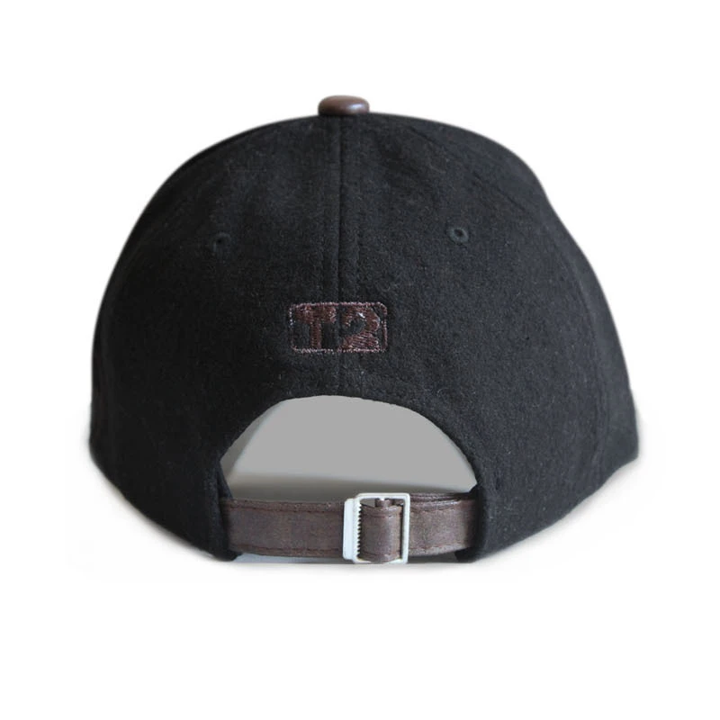 

winter and autumn brim PU leather N treeway retro warm baseball cap 6color 1pcs brand new arrive