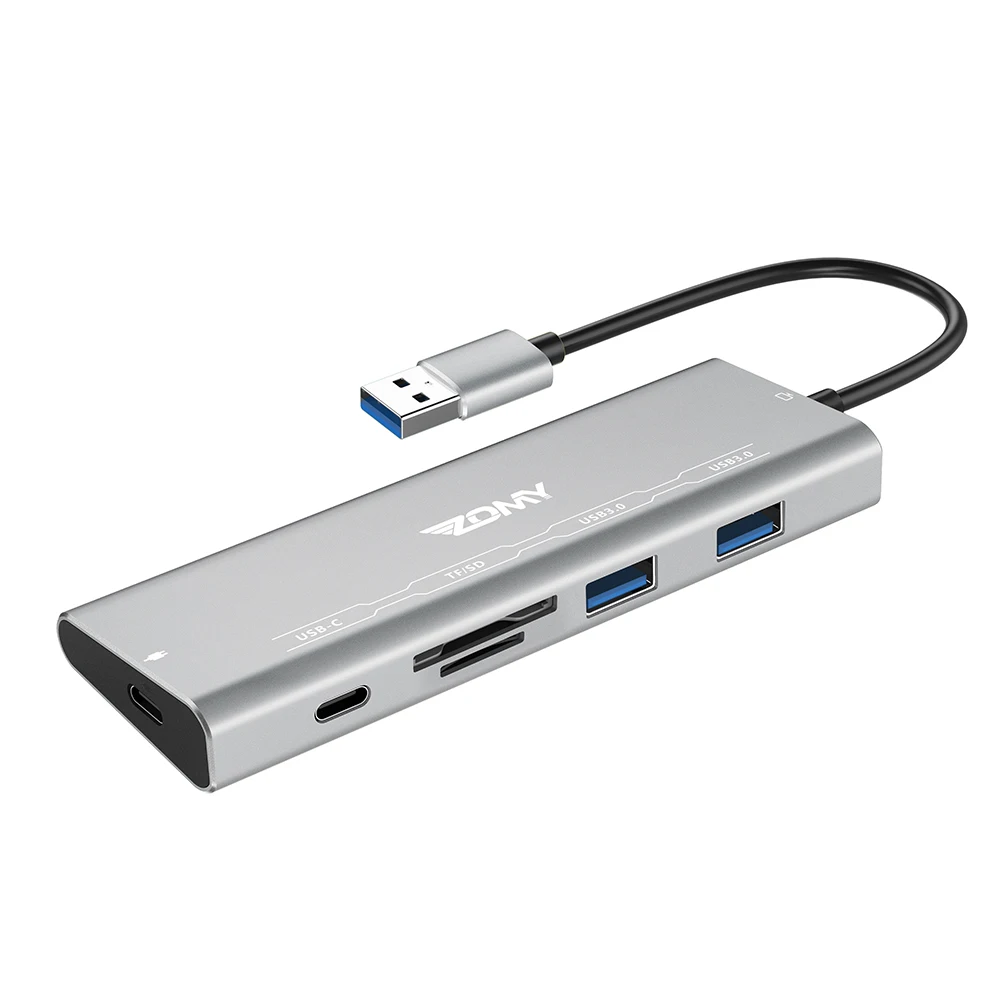 Zomy алюминиевый Портативный hdd док-станция type-C к TF SD карта адаптер usb-c USB 3 1