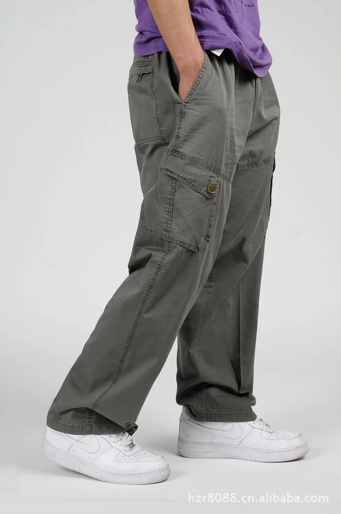 

Big yards of cotton casual pants men's trousers trousers fat pants 2225 #