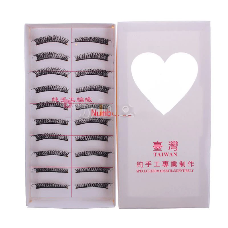 FactorySale Personaly! 10 Pair New Hot Natural Black Long False Eyelashes Eye Lash Makeup 68# worldwide Cheapest | Красота и здоровье