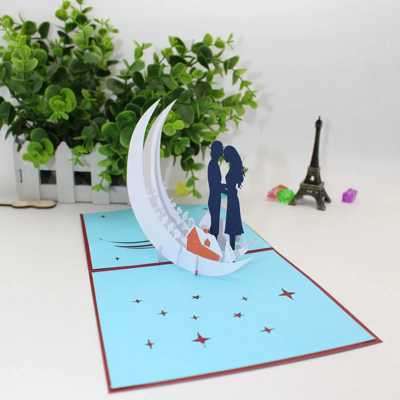 3D лазерная резка ручная работа подарок другу|invitation greeting|invitation greeting cardgreeting cards |
