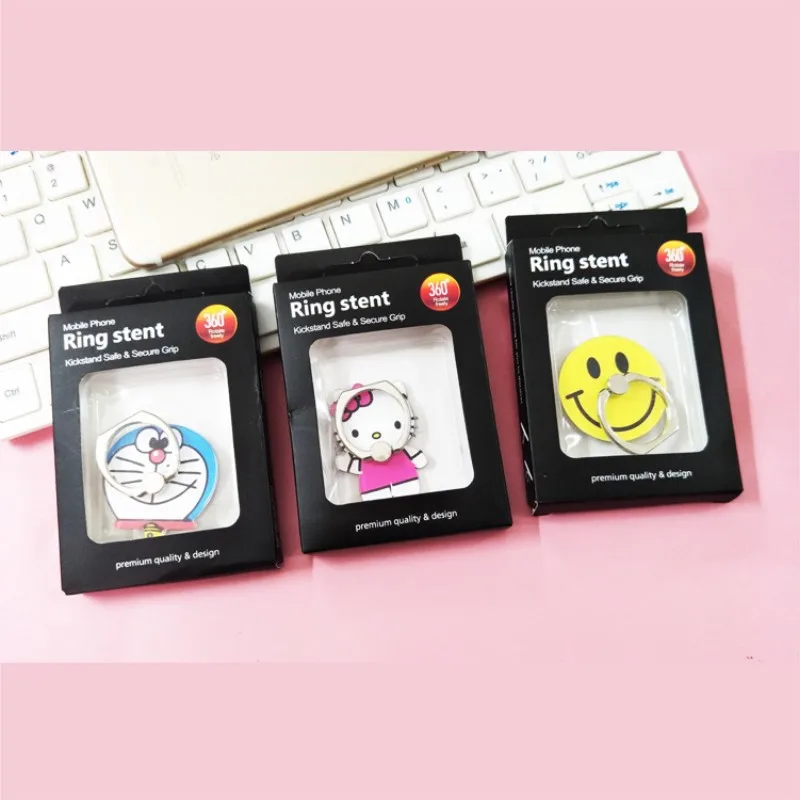 Милые аниме из мультфильмов Микки Стич палец кольцо держатель для iPhone x Redmi 4X huawei