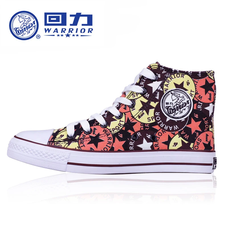 Newest WARRIOR STAR canvas high shoes womens and mens sneakers for woman man shoe classic skateboarding WXY-53 | Спорт и развлечения