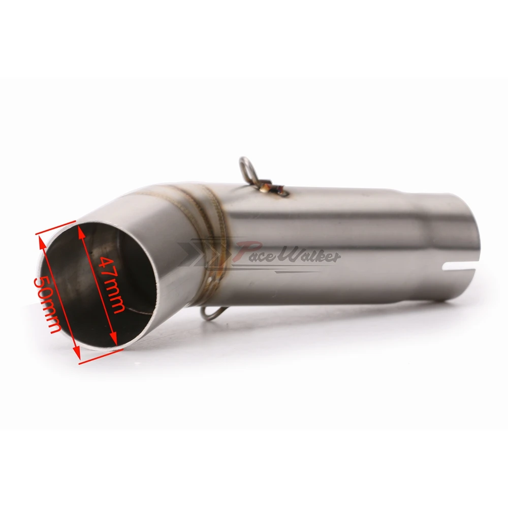 51mm exhaust Modified Scooter Exhaust Muffle GY6+Motorcycle coonecter middle pipe for suzuki GSXR600 K8 2008 | Автомобили и
