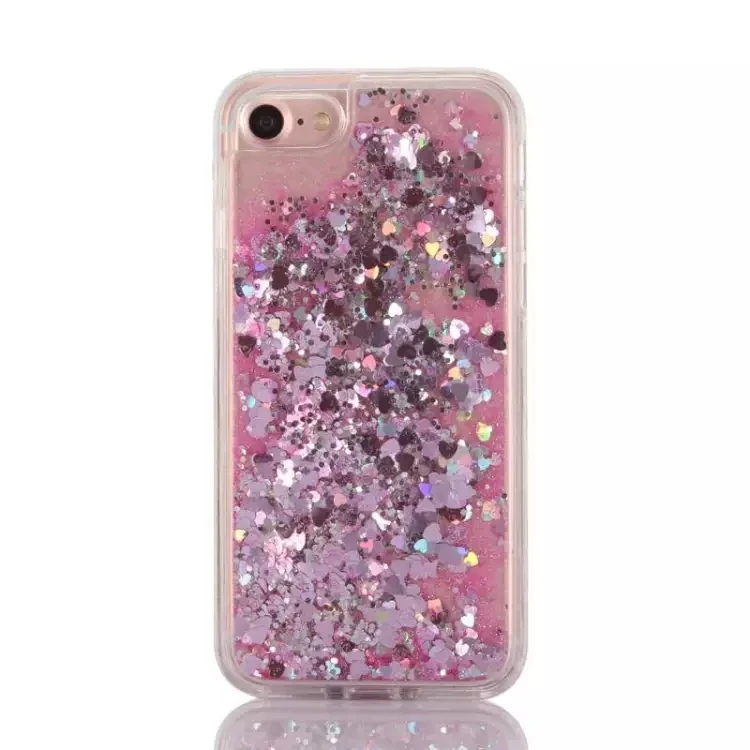 2016 Блеск Звезды Динамически Жидкостное Зыбучие Пески Жесткий Футляр Для iPhone 7/7