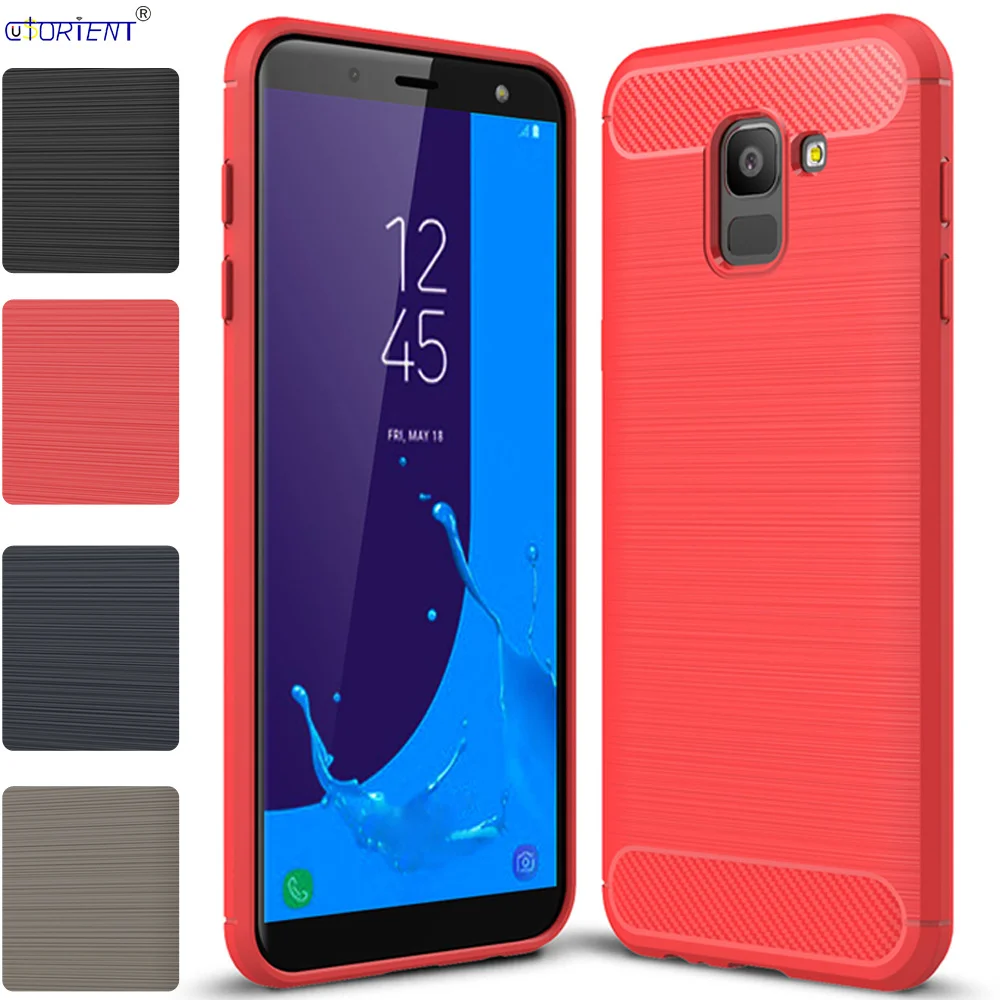 Мягкий чехол для Samsung Galaxy J6 2018 J 6 Силиконовый противоударный матовый SM J600F/DS J600FN/DS