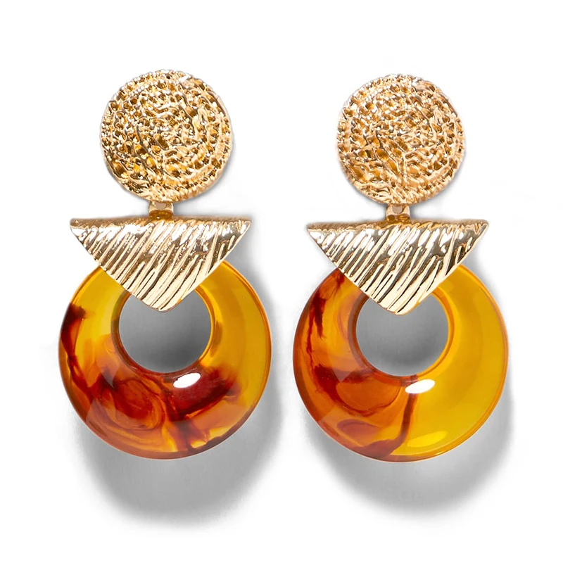 Новогодние серьги ручной работы в богемском стиле с каплями, модные из смолы для женщин, украшение для Рождества в подвесе, подарок.