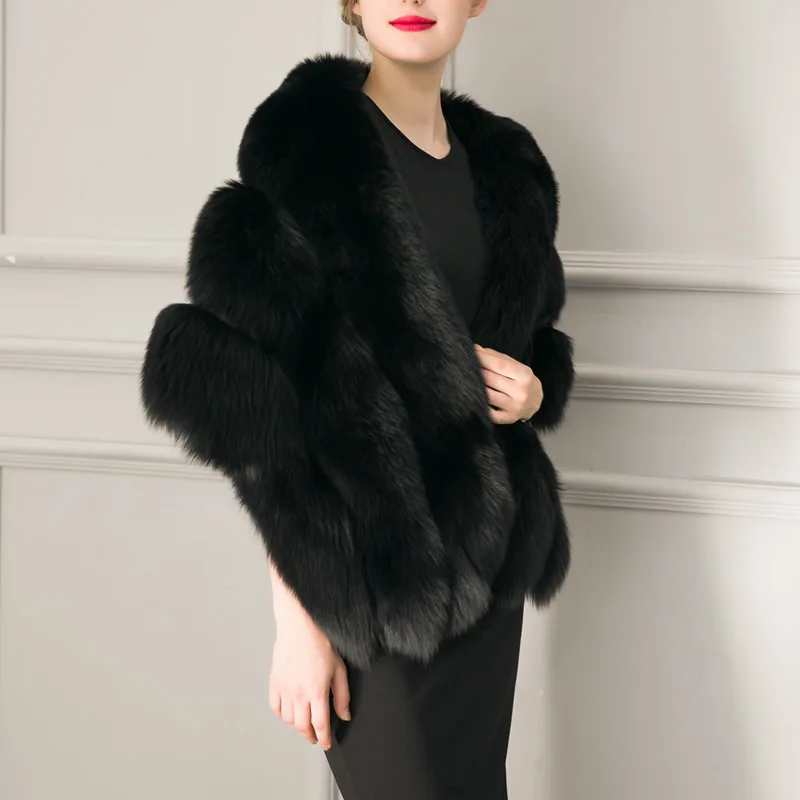 2019 роскошный зимний женский меховой платок длинный большой толстый