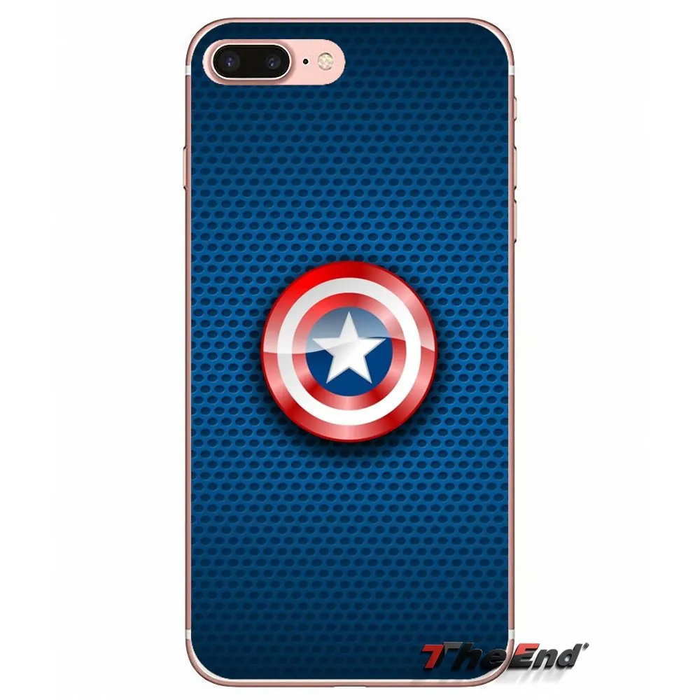 Прозрачный мягкий чехол для Xiaomi Mi6 Mi 6 A1 Max Mix 2 5X 6X Redmi Note 5 5A 4X 4A A4 4 3 Plus Pro Captain America Shield |