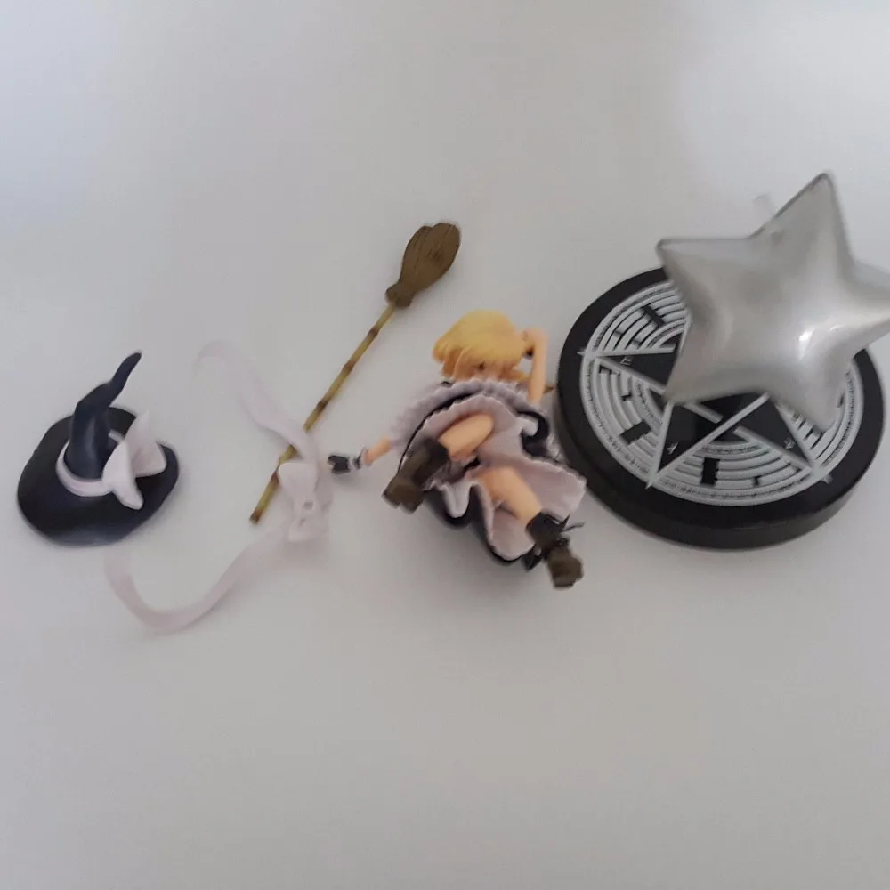 TouHou проект фигурку Kirisame Marisa ПВХ 220 мм аниме мультфильм Коллекционная модель