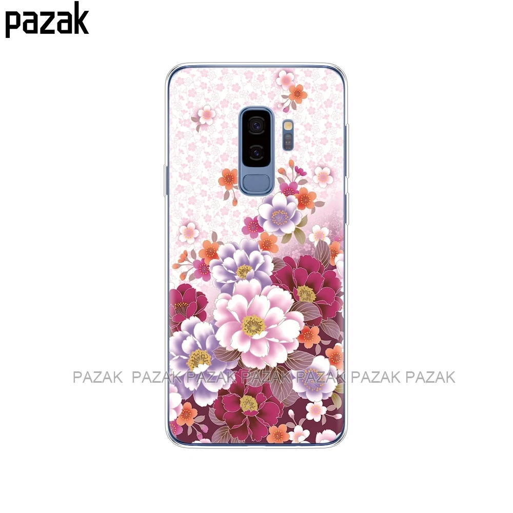 Силиконовый чехол для телефона для samsung Galaxy S9, чехол для samsung S9 plus, чехол для телефона, новинка, TPU, полный 360, защитный - Цвет: 34381