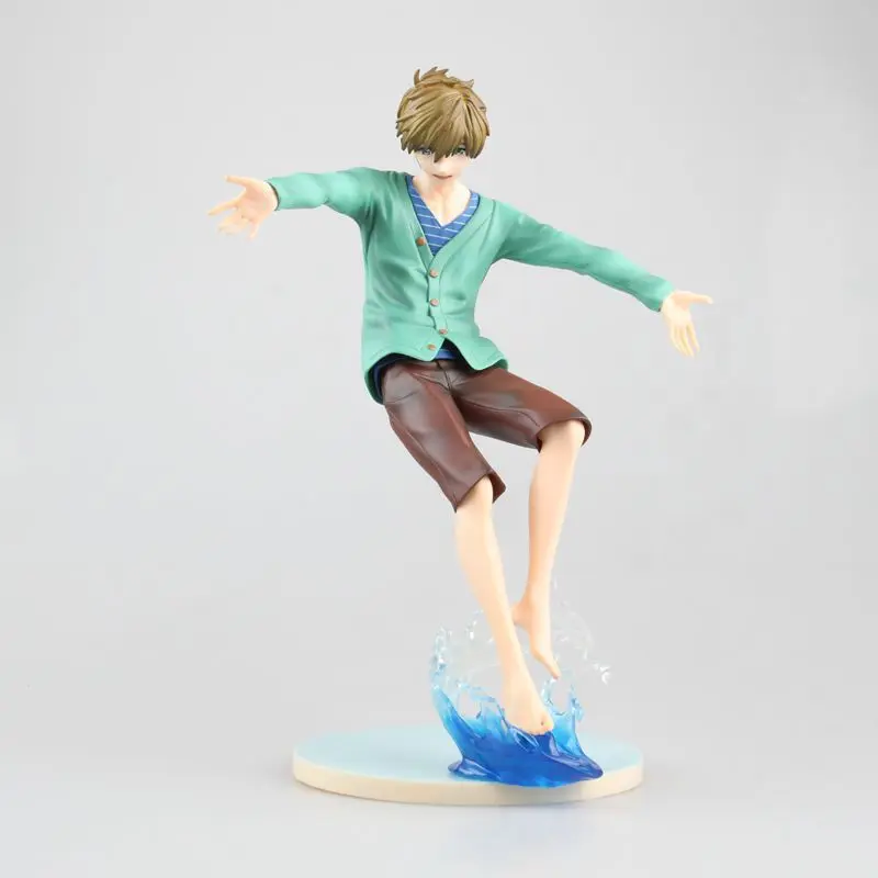 20 см аниме бесплатно! Лето Iwatobi swim Club Харука нанасе Тачибана Макото ПВХ фигурка Коллекционная модель игрушки
