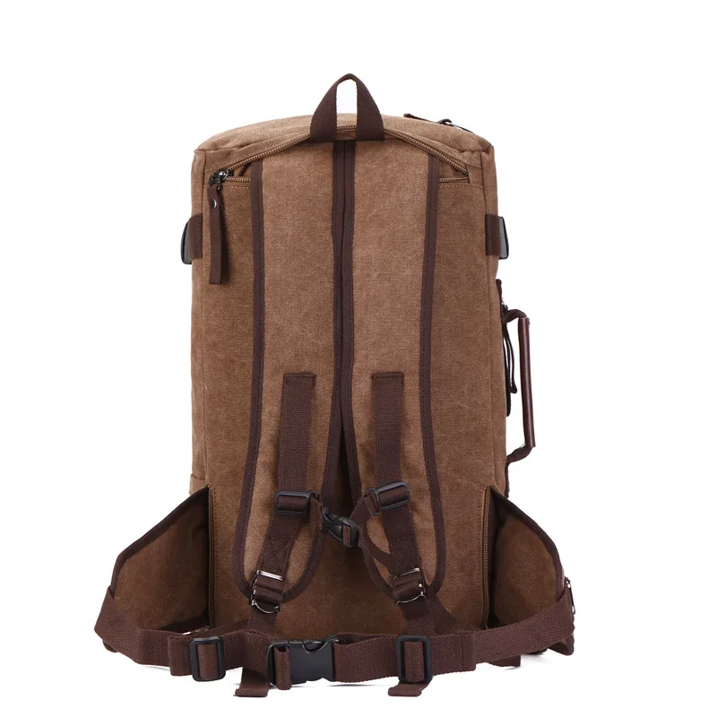 Мужской холщовый рюкзак Mochila Большой Вместительный багажный дорожный сумка