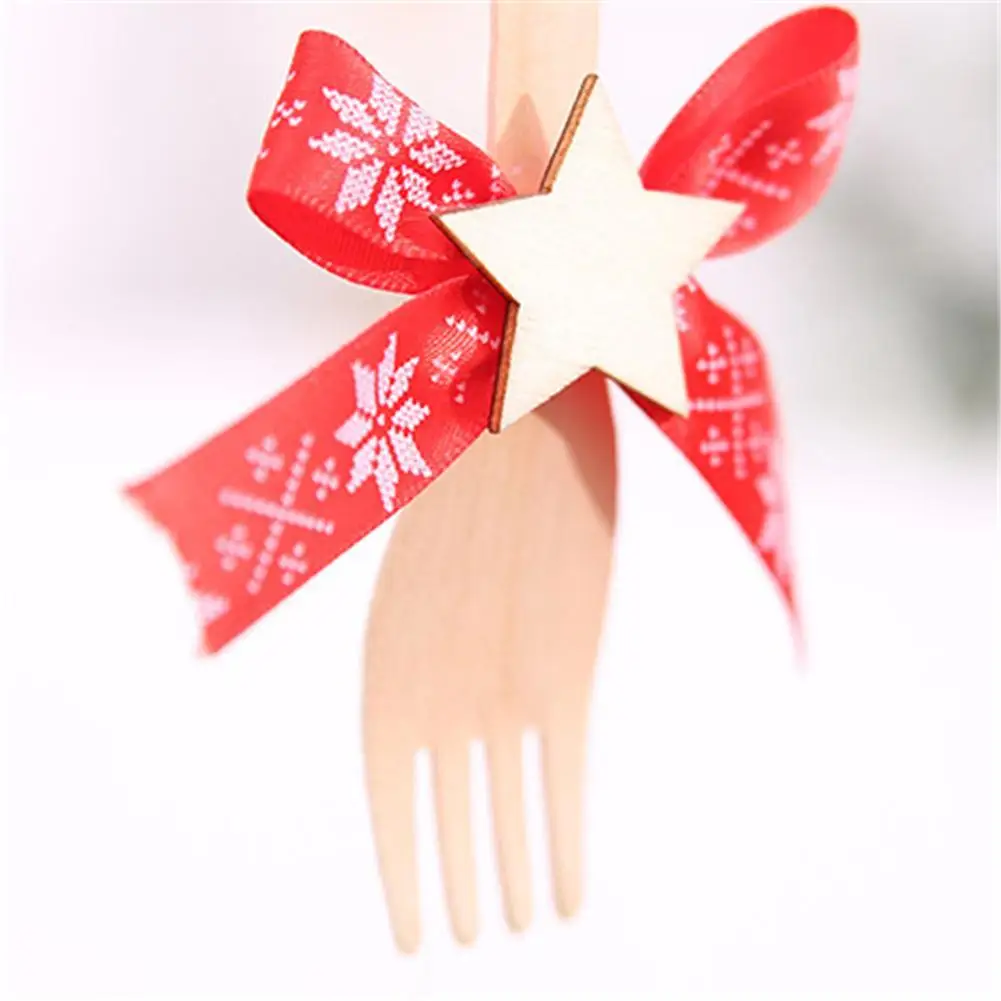 2018 Wooden Cutlery Pendant Christmas Tree Decoration Home Gifts Wedding | Дом и сад