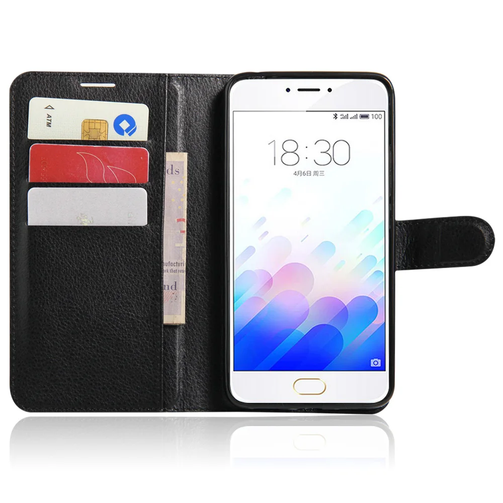 Чехол для телефона Meizu Meilan металлический Note3 флип искусственная кожа задняя
