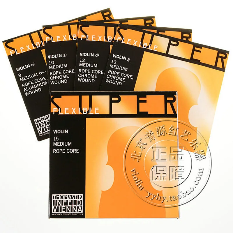 Tamastik Superflexible (15) Струны для скрипки алюминий E полный набор сделано в Австрии хит