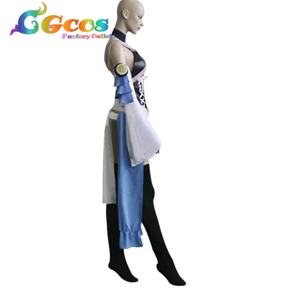 CGCOS Косплей Костюм Kingdom Hearts Birth By Sleep Aqua платье Новое Хэллоуин Рождественская Вечеринка Униформа