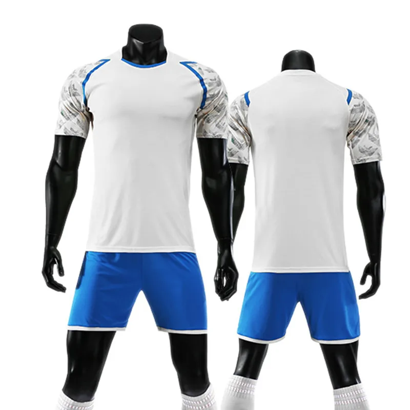 3011 white set Детские футбольные футболки на заказ для мальчиков, Молодежные футбольные майки, комплекты, командная форма для движения, спортивный комплект, дышащие спортивные костюмы - Цвет: 3011 white set