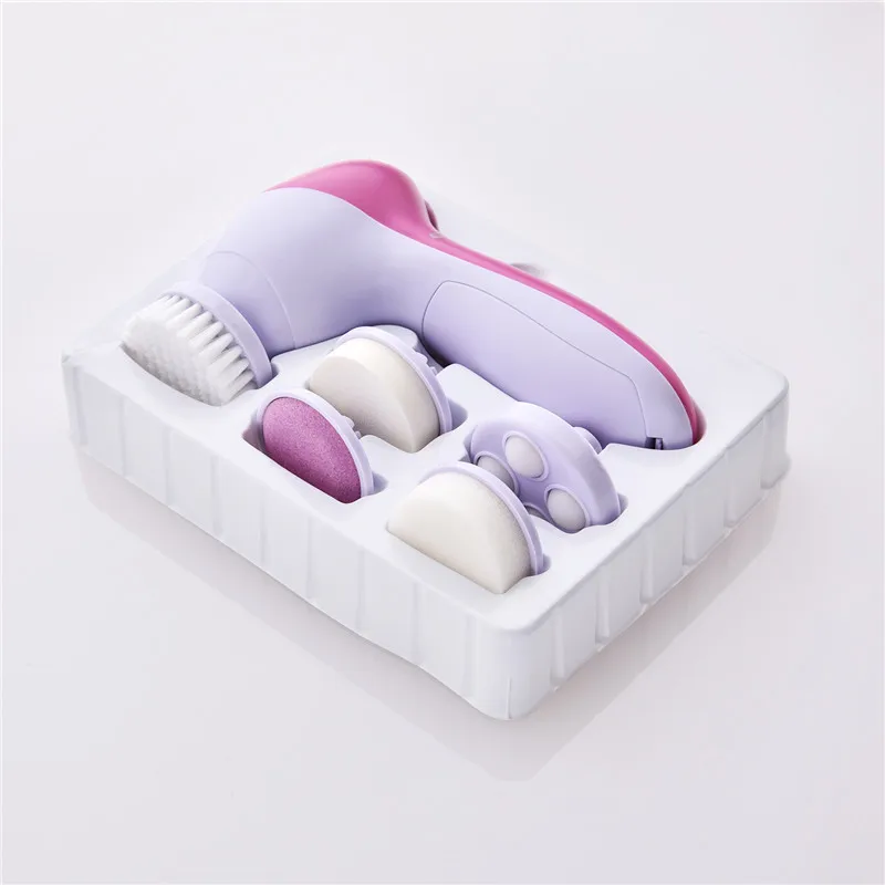 Горячая продажа 5 в 1 Электрический очищающее средство для лица Чистящая Щетка