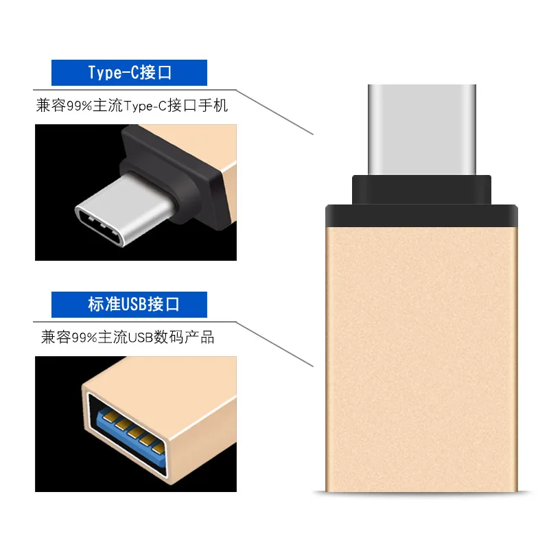 Lanvein USB Type C адаптер мужчина к 3.0 Женский Type-C OTG конвертер для Nexus 5X6 P MacBook Google Nokia N1 |