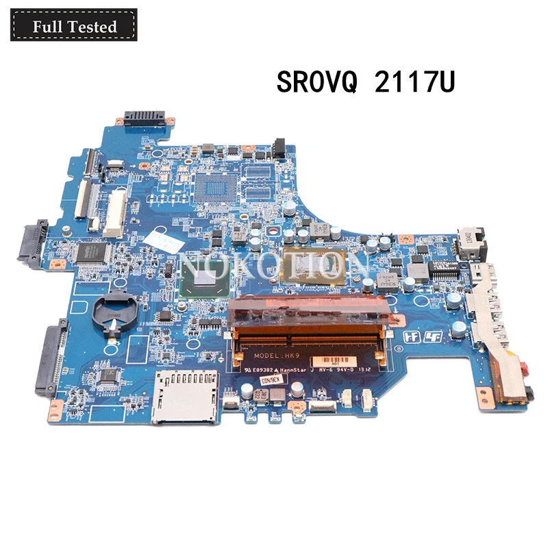 NOKOTION MB DA0HK9MB6D0 основная плата для sony Vaio SVF15 материнская плата для ноутбука E114139 HM70 SR0VQ 2117U DDR3 полностью протестирована