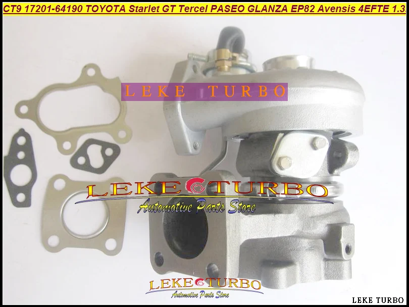 Турбокомпрессор CT9 17201 64190 для TOYOTA PASEO TERCEL glanzia Avensis Starlet GT EP82 EP85 EP91 1997 4EFE 4EFTE 4E FTE