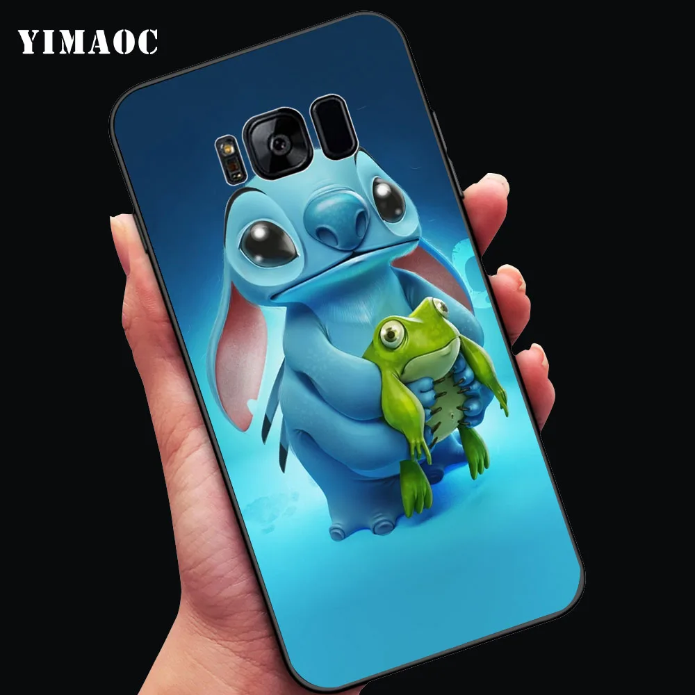 YIMAOC Lilo Stitch fashion design Soft Case for Samsung Galaxy S10 Plus S10e S6 S7 Edge S8 S9 J6 M10 M20 M30 |