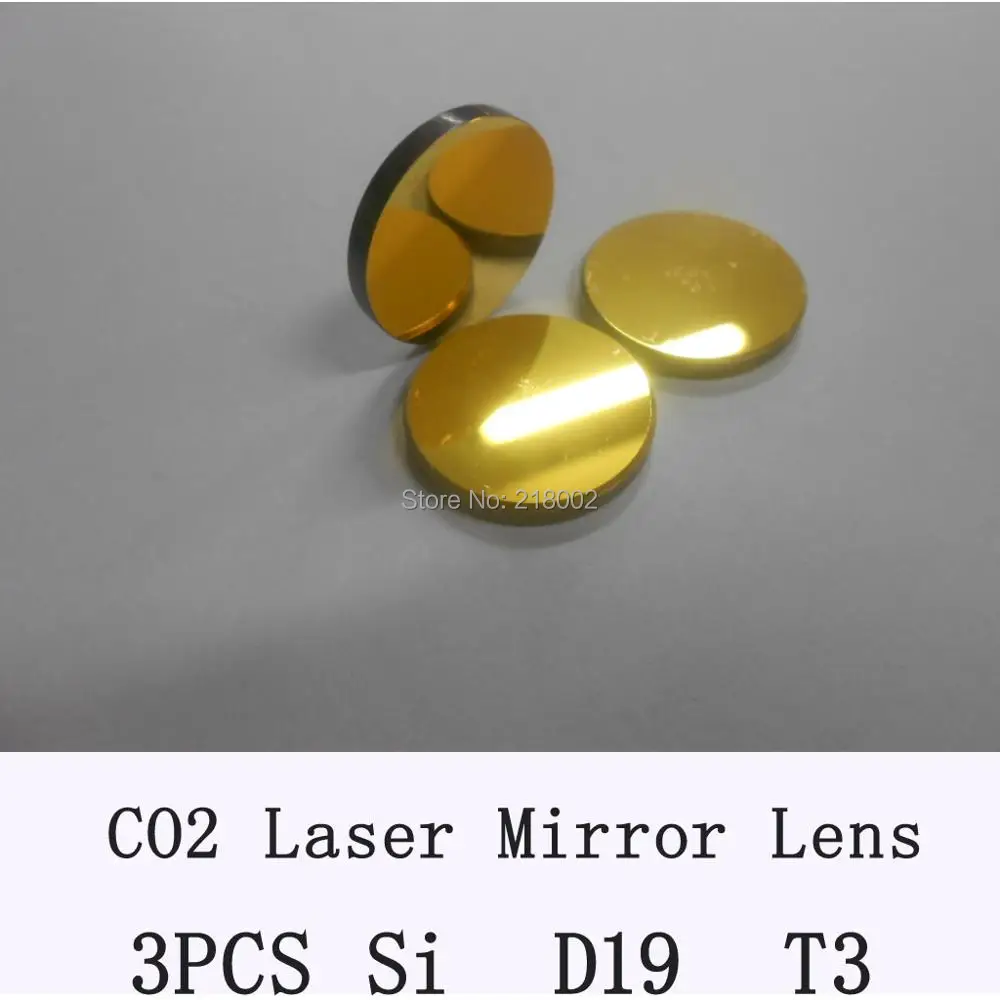 

co2 laser SI mirror reflector mirror lens for D19 mm T 3 mm for laser engrave and cutting machine