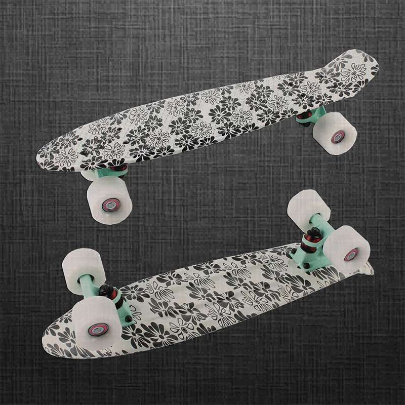 Скейтборды черный Cruiser оригинальный скейтборд 22 &quotПенниборд доска костюмы