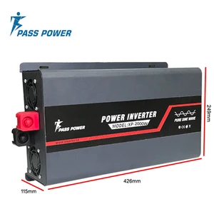 Promoting  Free Shipping Off Grid CE RoHS approved 12v 24V 48V 220v 50Hz 2000w pure sine wave inverter