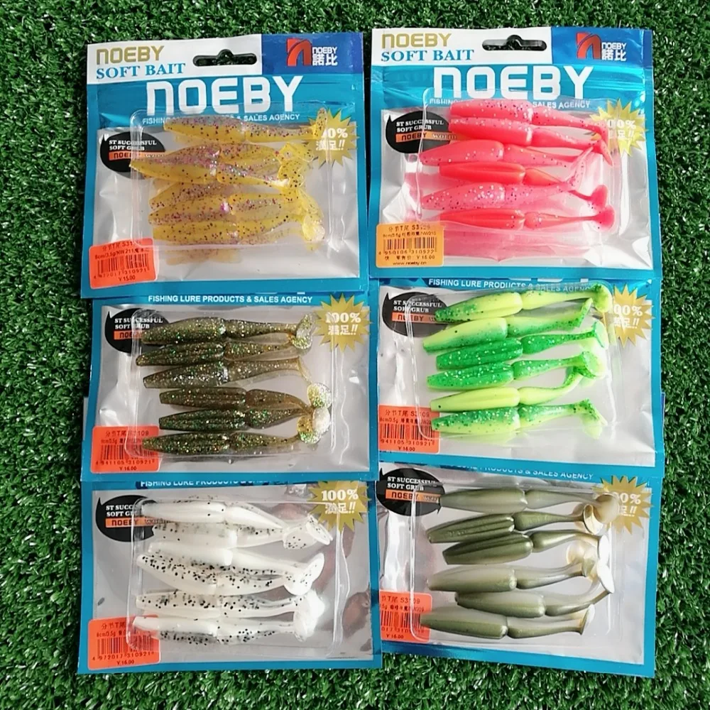 

Noeby 36pcs 7.5cm 3.2g Artificial Carp Crankbait Silicone Lure Swimbaits Soft Fishing Accessories