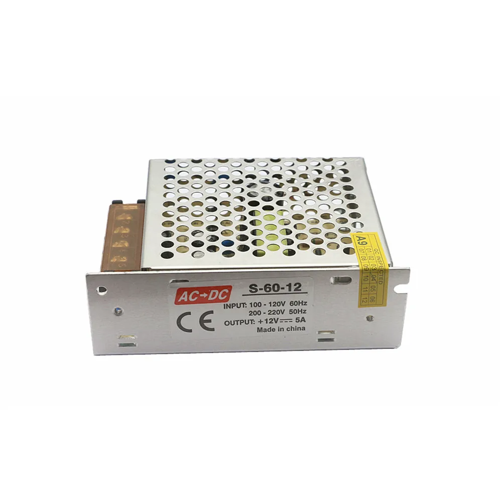 DC12V освещение Трансформатор 1.25A 2.1A 3A 5A 10A 15A 20A 30A 40A 50A 60A переключение Питание источник трансформатор переменного тока DC импульсный источник питания