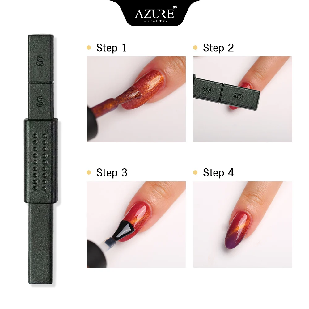 AZURE BEAUTY 3D кошачьи глаза УФ набор гель лаков для ногтей термальный Хамелеон Led лак