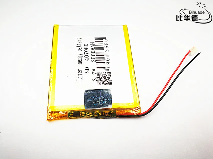 Хорошее качество 3 7 V 2500mAH 407080 полимер литий-ионный/литий-ионный аккумулятор для