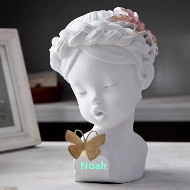 Nordic Modern Concise Style Creative Resin People Statue Crafts Office Home Decoration Furnishing Articles BOX 24CM B324 | Игрушки и