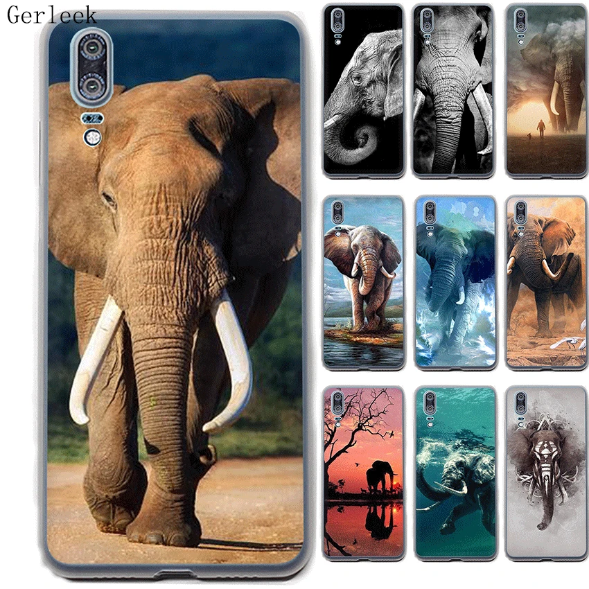 Чехол Desxz для P Smart P8 P9 P20 P10 Pro Lite Plus MINI жесткий чехол Elephant2 | Мобильные телефоны и