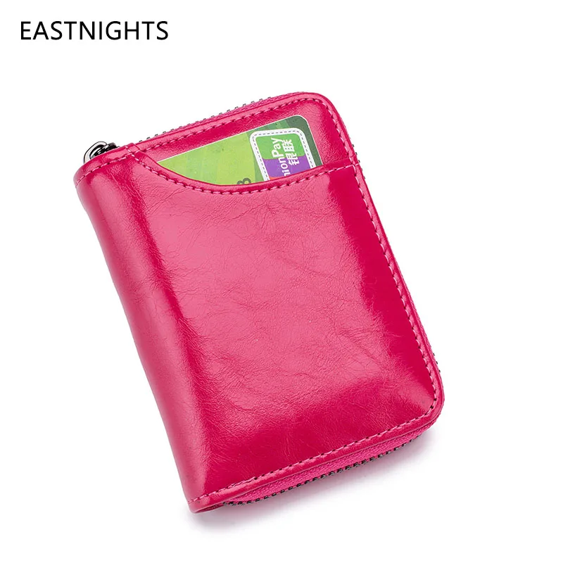 Женские кошельки из натуральной кожи с отделением для карт маленькие женские