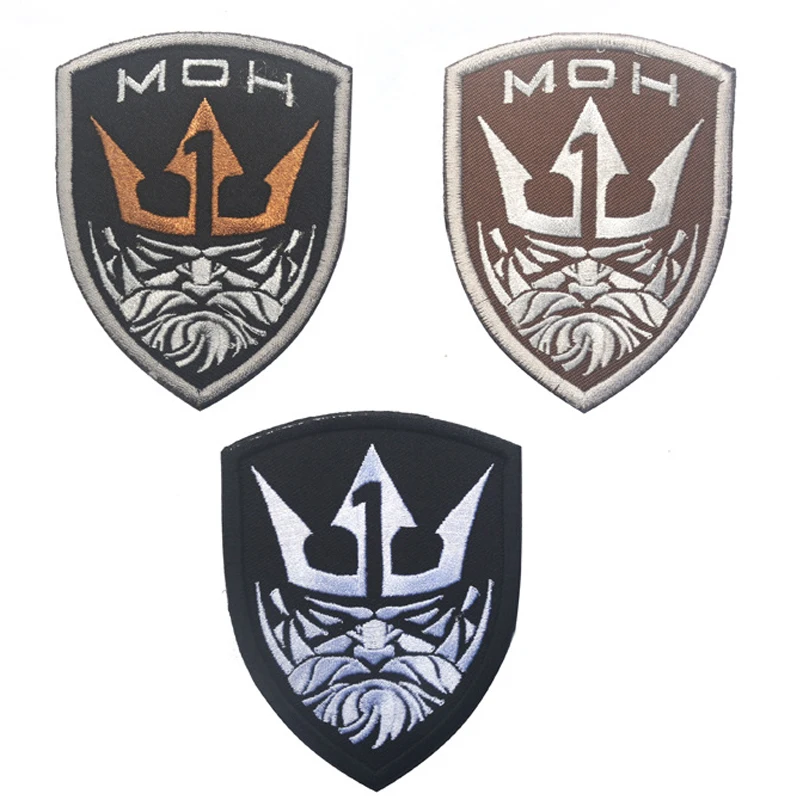 Проект медаль honor MOH King Орел, Волк череп Боевая нашивка армейская вышивка/Резиновый значок из ПВХ на нашивка на рюкзак