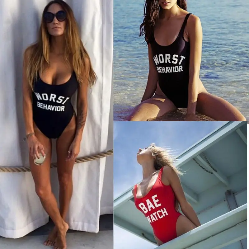 Купальник боди Цельный купальник женский красный Монокини комбинезон костюм