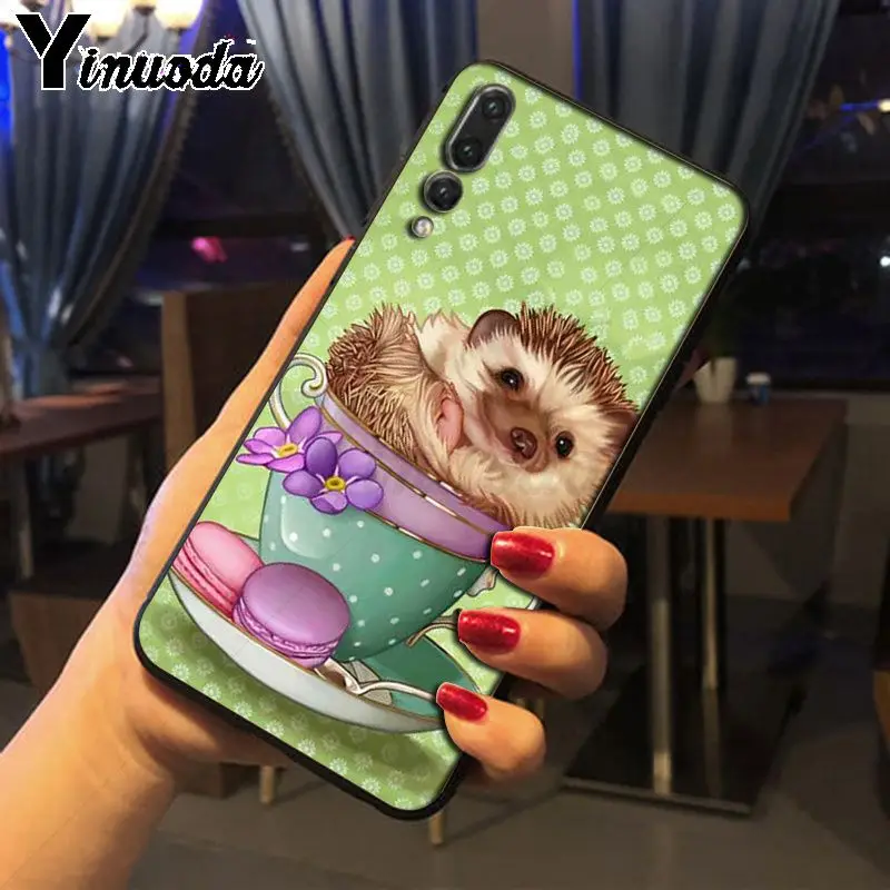 Yinuoda чехол для телефона с изображением животных yhogea ride a bike милый huawei p20 pro p20lite