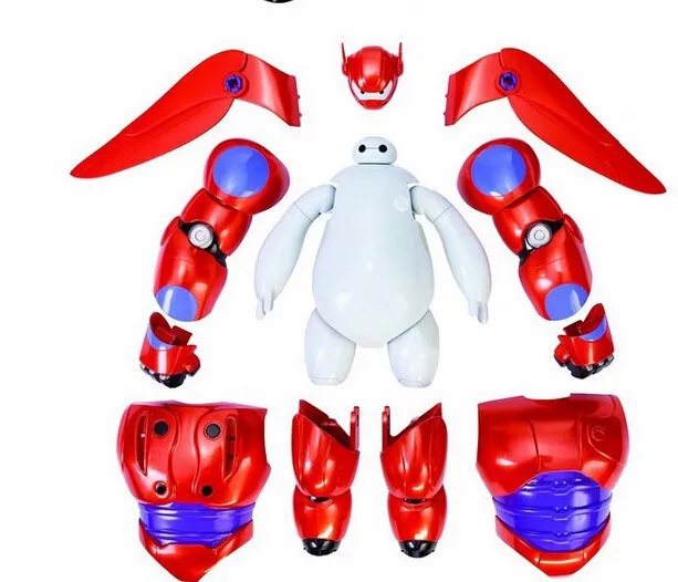 6 дюймов/16 см Большой Герой 6 робот Baymax экшн-фигурка из мультфильма Baymax Съемная Броня подарок на праздник детские игрушки